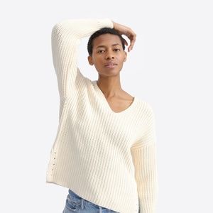The Texture Cotton V-Neck